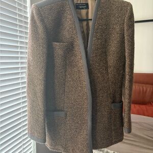 Women’s RAFAEL l Brown and Gray Tweed Coat